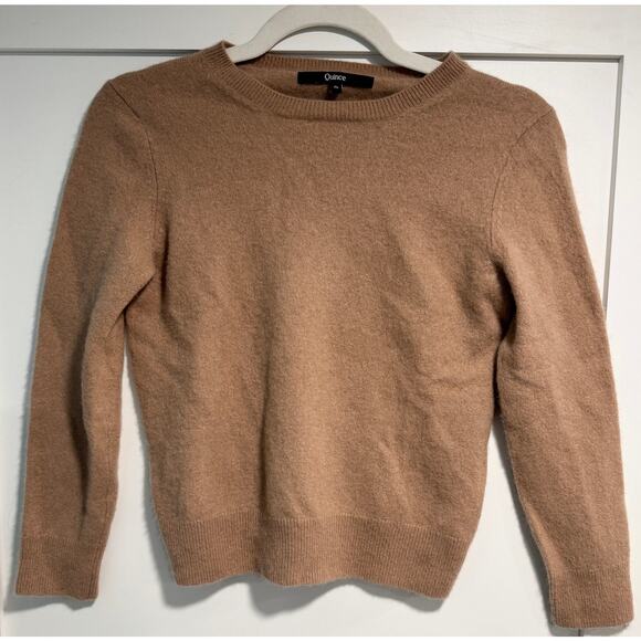 QUINCE Mongolian Cashmere Crewneck Sweater Quiet Luxury Size S - Picture 2 of 4